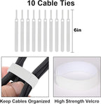 Cable Management Box DUNCHATY 3 Pack Cable Box Organizer with Large Medium Small Cord Hider Box Safe ABS Material for Cover and Hide TV Wires,Computer,Router,USB Hub and Under Desk Power Strip&Cords