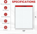 Graph Paper Pad Multisize (1, 8.5" x 11")