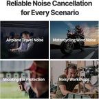 AZLA POM1000 II – Noise Cancelling Ear Plugs for Sleeping, Airplane Travel, Motorcycles, Shooting, Concerts – 35dB Hearing Protection, Adjustable Vent, Metal Case, 6 Ear Tips
