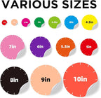 Custom Stickers Personalized Labels - Customized Stickers with Any Design Image Logo Text,Custom Stickers for Business Logo,Custom Thank You Label Stickers,100 Labels (Scalloped,5"x5")