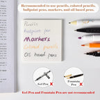 BAYTORY 700 Sheets Transparent Sticky Notes with Lined, Clear Waterproof 3 x 3 inch See Through Memo Pad, Self-Adhesive Translucent Writable Index Tabs for Annotating Books, Study Supplies