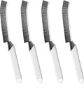 SUOXU Cleaning Brush Grout Scrub Brush,Home Kitchen Bathroom Window Gap Cleaning Tools,4 pcs Hard Bristle Scrubbing Brush,Kitchen Bathroom Tile Toilet Home Essentials Cleaner Household Use
