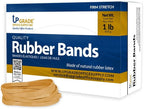 Upgrade Rubber Bands Size 64 (3-1/2 in x 1/4 in), 1 lb Box, USA