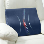 AHUAWA Back Support Pillow for Recliner Chair, Memory Foam Couch Back Cushions Ergonomic Large Lumbar Support Pillow for Lower Back Pain Relief, with Soft Velvet