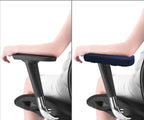 MOSISO Chair Armrest Pads (2 Pack), Memory Foam Home/Office Chair Arm Rest Covers Comfy Computer Gaming Elbow Cushion Removable Washable Elbow Support Forearm Pressure Relief, Purplish Blue