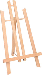 MEEDEN 16 Inch Tabletop Easel: 12 Pack Beech Wood Easel for Painting - Display Table Top Easel Canvas Stand for Painting Sign
