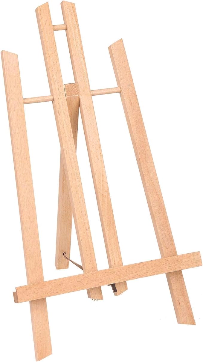 MEEDEN 16 Inch Tabletop Easel: 12 Pack Beech Wood Easel for Painting - Display Table Top Easel Canvas Stand for Painting Sign