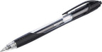 Amazon Basics Retractable Gel Ink Pens, Fine Point, Smooth Writing, Black, 12-Pack