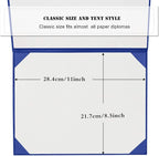 Diploma Cover 8.5” x11” Diploma Holder of Graduation Leatherette Padded Certificate（Tent Style),5-Pack