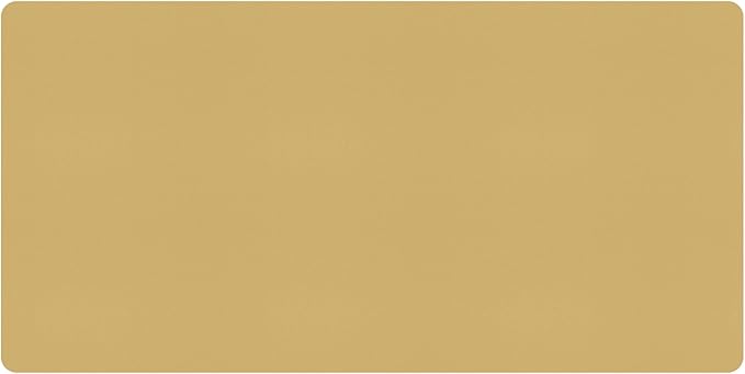 Bloss Light Yellow Desk Mat 31.5"x15.7", Desk Matt for Desktop, Waterproof Leather Large Mouse Pad, Computer Mat for Office/Home/Decor
