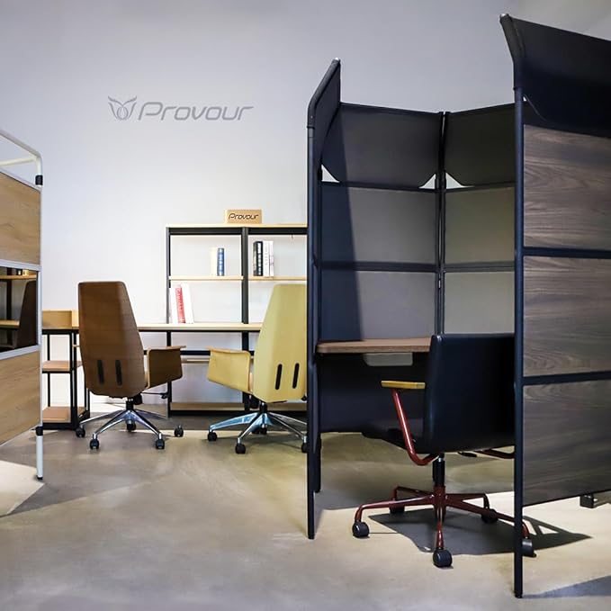 Provour Work Booth, Private Workstation, Room Divider, Office Pod, Partition, Acoustic Booth, Office Desk, Office Room, Private Cubicle, Made in Taiwan