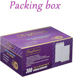 Bonfasvo 300 Pack 10x13 White Catalog Envelopes Peel & Seal Security Mailing Envelopes 120GSM Kraft Paper self Seal Envelopes for Invitations Papers Photos Documents Pictures Papers Files
