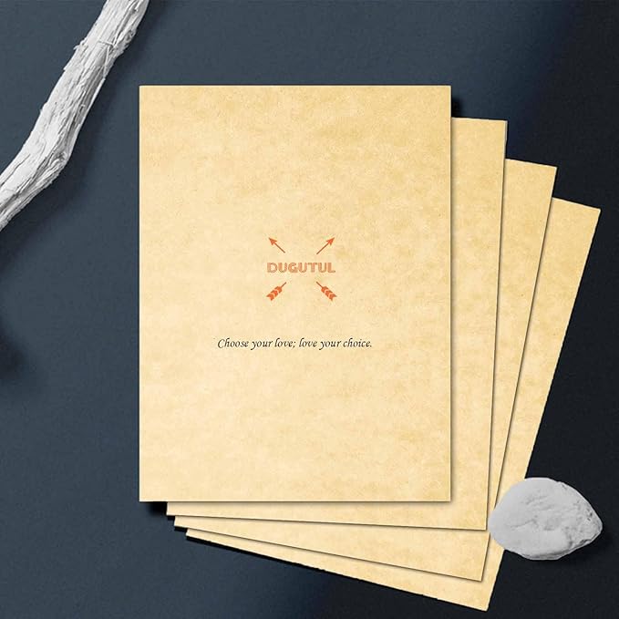 50 Thicker Stationery Vintage Antique Design Printing/Writing Papers 8.5 x 11 in, Christmas Stationery, Decorative Printer Paper for Invitation, Resume, Award, Diploma, Craft, Certificate (vintage 1)