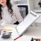 ROCOFF Metal Clipboard with Storage - Letter Size Aluminum Clipboards, Heavy Duty Storage Clipboard - Great for Office, Jobsite or Classroom, Single Compartment