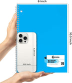 Rosmonde 720 Packs (Pallet) 1 Subject Notebooks, College Ruled, Spiral Notebook Bulk, 70 Sheets (140 pages), 8 x 10-1/2", Pallet of Notebooks, Bulk Spiral Notebooks for School & Office, 4-7 Days Transit