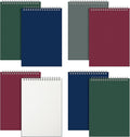 Engrowtic 8 Pack Graph Paper Spiral Notepad A5 Top Wirebound Notepad Grid Notebook Steno Pads Memo Notebook Grid Paper 140 Pages for Writing Sketching Drawing Office Supplies (Multicolor)