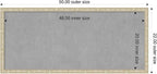 Amanti Art Silver Framed Magnetic Board 22x50 Oversize Vision Board for use with Magnets, 100% Metal Sheet to Display Items as Office Decor or for Home Organization in mudroom, Kitchen or Kids Room