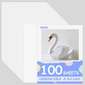 OcePor 100 Sheets White Cardstock 8.5” x 11”, 65lb/180gsm White Card Stock, Thick Card Stock Paper, Heavy Cardstock Paper for Printer, Resume, Scrapbooks, Art, Crafts, Business Cards