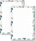 SXboxing Sticky Notes 4X6 Inches, 2 Pack Large Cute Self-Stick Pads, Bright Funny Memo Pads Easy to Stick for Home, Office Cute Dinosaurs