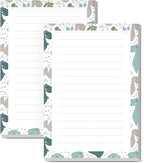 SXboxing Sticky Notes 4X6 Inches, 2 Pack Large Cute Self-Stick Pads, Bright Funny Memo Pads Easy to Stick for Home, Office Cute Dinosaurs