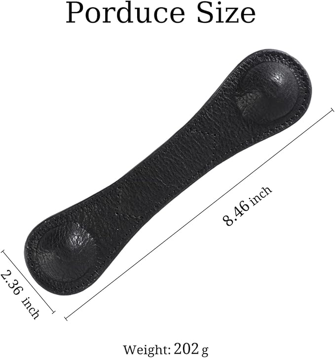 Weighted Bookmark - Leather Book Page Weight Book Weights Holder for Hands-Free Reading Paper Weights for Cookbooks Crafts Music Books Bookmarks(01Black)