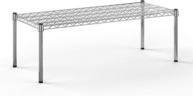 Regal Altair 18''W x 42''L x 14''H Chrome Plated Wire Dunnage Rack | Off The Floor Storage
