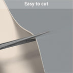Zinkooat Leather Table Cover,1.8mm Thick,42x72 Inch Table Protector,Table Protector for Dining Room Table,Dining Room Table Protector Pad.(Beige+Light Gray,42x72)