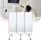 Portable Medical Privacy Screen, Medical Privacy Screen on Wheels, Rolling Medical Room Divider for Hospitals Clinics Bedrooms Beauty Salon (White, 3 Panel)