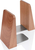 DRELIFAM Wood Handmade Heavy Duty Bookends for Shelves Decorative Book Ends to Hold Books for Office