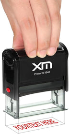 Custom Stamp Self Inking - 4-Line Personalized Address Stamps | US-Made Return Address Labels | Replaceable Ink & Multi-Scene Use, Medium