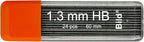 Bild Premium 1.3 mm Mechanical Pencil Lead Refills HB #2 (HB Mega, 1.3 mm)