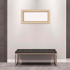 Amanti Art White Cork Board for Wall, 17x35 Vision Board with Gold Frame, Medium Corkboard Office Decor for Home Organization, Casual Corkboard Pinboard to Display Items for Home Organization in