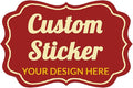 100-500 Pcs Custom Stickers Personalized Labels with Any Design Image Logo Text for Business Logo Thank You Labels,1/2/3/4 inch Customized Stickers(Fancy Frame)