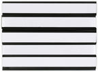 SmartSign Magnetic 'C' Channel Label Holders for Metal Racks and Shelves | 0.5" x 4" Pack of 25