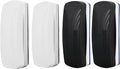 Ddaowanx Whiteboard Eraser, Magnetic Dry Erase Eraser, Glass Board Eraser,School and Office Supplies (4 Pack/2 Black+2 White)