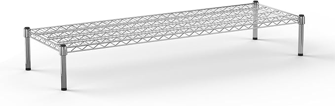 Regal Altair 18''W x 54''L x 8''H Chrome Plated Wire Dunnage Rack | Off The Floor Storage