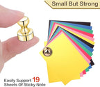 LOVIMAG Fridge Magnets 25 Pcs Refrigerator Whiteboard Small Strong Magnet Classroom Kitchen Accessories Decorative Locker Set Decor Must Haves Office Calendar Refrigerador Magnetic Cute Crafts Gold