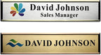 SINKAA Personalized Name Plate for Door or Wall, 2 * 10 inch Custom Office Aluminum Door or Wall Name Plates with Logo Image or Texts, Office Appreciation Gifts for Coworkers Boss Teacher, Employee