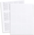 2025 W2 Blank 3-Up Laser Tax Form, With Back Instructions (For 100 Employees) Works with Laser or Inkjet Printers | Great for QuickBooks and Accounting Software
