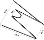 Geyoga Fabric Panel Wall Wire Hooks Cubicle Hooks with Clear Storage Box for Interior Exterior Decor for Picture Home School Office DIY (Black,36 Pcs)