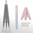 Ddaowanx Gel Pens, 5 Pcs 0.7mm Quick Dry Black Ink Pens Fine Point Smooth Writing Pens, Cute Office School Supplies Gifts for Women (5 Pcs Gradient-Black Ink)