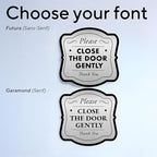 Custom Personalized Aluminum Outdoor Metal Signs, Waterproof & Made In USA - Design 3 Metallic Silver 12x12 inches Driveway Sign