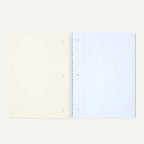 Amazon Basics College Ruled Spiral Notebook, 70 Sheets, 8" x 10.5", Assorted Primary Solid Colors, 3 pack