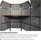Provour Work Booth, Private Workstation, Room Divider, Office Pod, Partition, Acoustic Booth, Office Desk, Office Room, Private Cubicle, Made in Taiwan