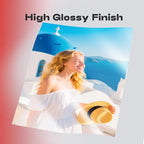 HARTWII Glossy Photo Paper 8.5x11 Inches, 110 Sheets Thin Inkjet Paper,135gsm 37lb Photo Paper for Inkjet Printer with Dye Ink for Brochures Flyers Custom Chip Bag Party Favors