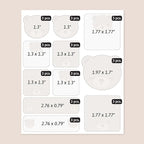 Large Name Labels for Kids (33) - Custom Stickers for Daycare and School Supplies - Durable, Waterproof Stickers for Water Bottles, Lunch Boxes, and More with Unique Designs - Bear