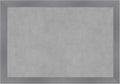 Amanti Art Grey Framed Magnetic Board 18x26 Medium Vision Board for use with Magnets, 100% Metal Sheet to Display Items as Office Decor or for Home Organization in mudroom, Kitchen or Kids Room