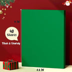 Green Cardstock 8.5 x 11, Green Construction Paper, 40 Sheets Card Stock Paper for Invitations, Art, Drawing, Menus, DIY Cards, Tags, Cards Making, Craft, Certificate, School, Office Printing