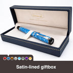 Conklin Duragraph Fountain Pen Ice Blue - Stub Nib, Premium Writing Instrument for Calligraphy & Signatures