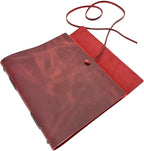 Large Notebook Journal - Genuine Leather Journals for Writing A4 Size Diary 8x10 Inch, Notepad For Women and Man, Gifts,Work,Travel Wine Red